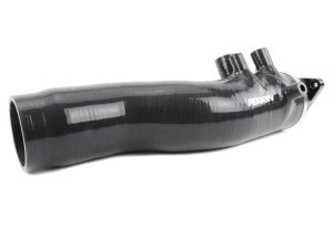 Subaru WRX Turbo Inlet Hose - Perrin Performance - 3in. w/ Turbo Adapter Flange - Black - `15-`21 Subaru WRX Turbo Inlet Hose - Perrin Performance - 3in. w/ Turbo Adapter Flange - Black - `15-`21